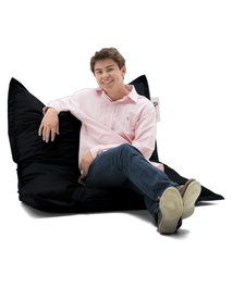 Atelier Del Sofa Cushion Pouf 100x100 - Black